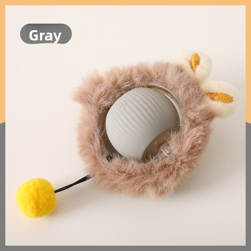 Electric Automatic Cat Teaser Ball with Adjustable Speed